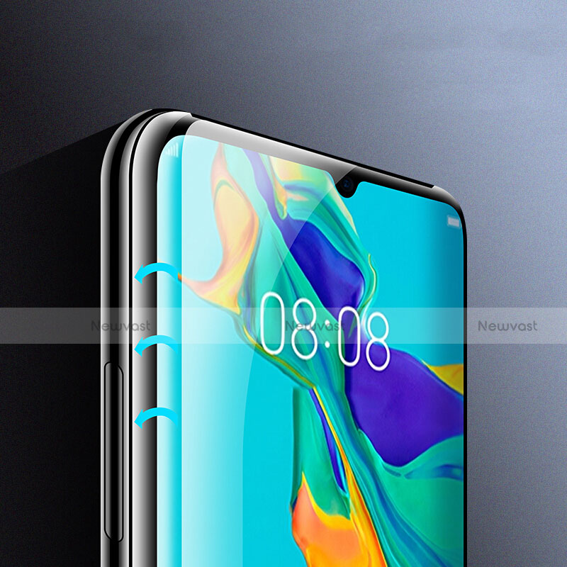 Ultra Clear Full Screen Protector Tempered Glass F03 for Huawei P30 Pro Black