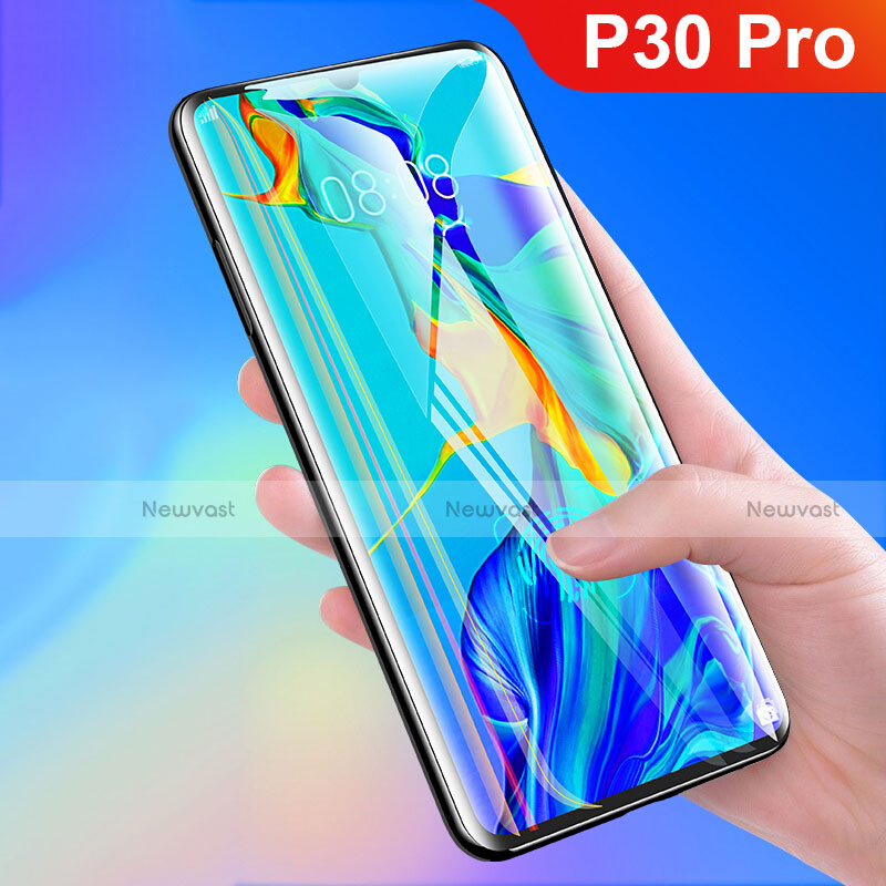 Ultra Clear Full Screen Protector Tempered Glass F03 for Huawei P30 Pro New Edition Black