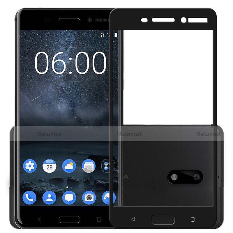 Ultra Clear Full Screen Protector Tempered Glass F03 for Nokia 6 Black