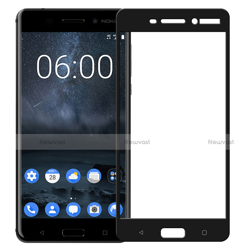 Ultra Clear Full Screen Protector Tempered Glass F03 for Nokia 6 Black
