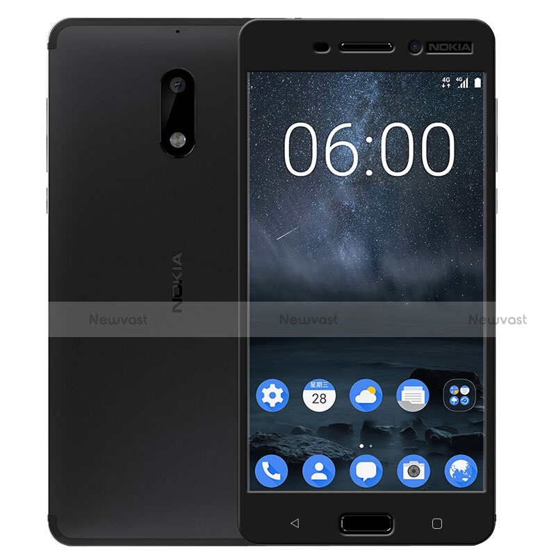 Ultra Clear Full Screen Protector Tempered Glass F03 for Nokia 6 Black