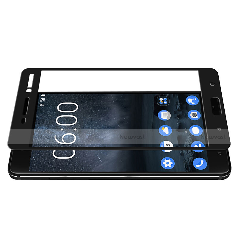 Ultra Clear Full Screen Protector Tempered Glass F03 for Nokia 6 Black