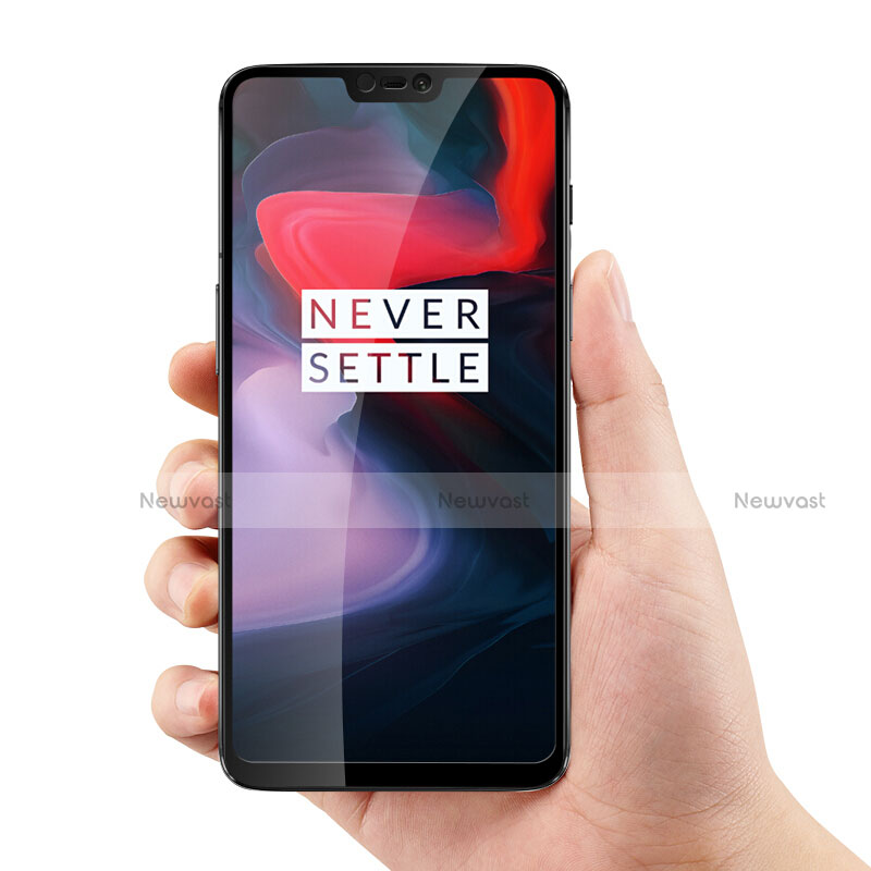 Ultra Clear Full Screen Protector Tempered Glass F03 for OnePlus 6 Black