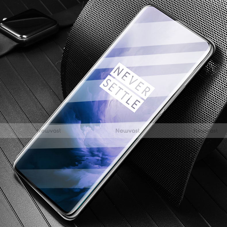 Ultra Clear Full Screen Protector Tempered Glass F03 for OnePlus 7 Pro Black