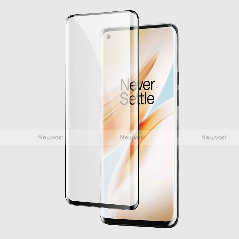 Ultra Clear Full Screen Protector Tempered Glass F03 for OnePlus 8 Pro Black