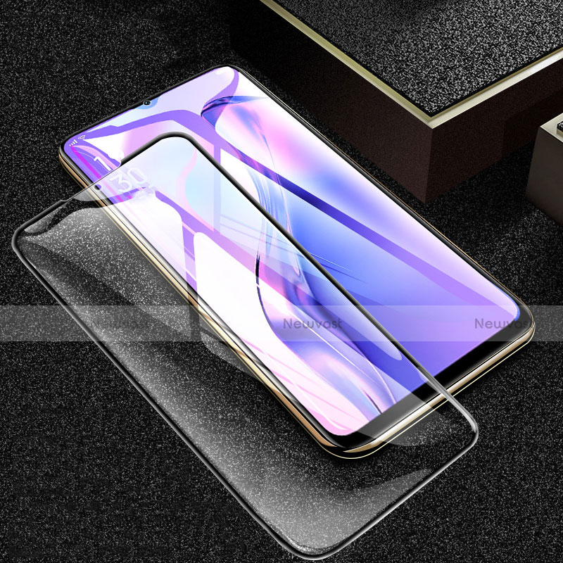 Ultra Clear Full Screen Protector Tempered Glass F03 for Oppo A8 Black