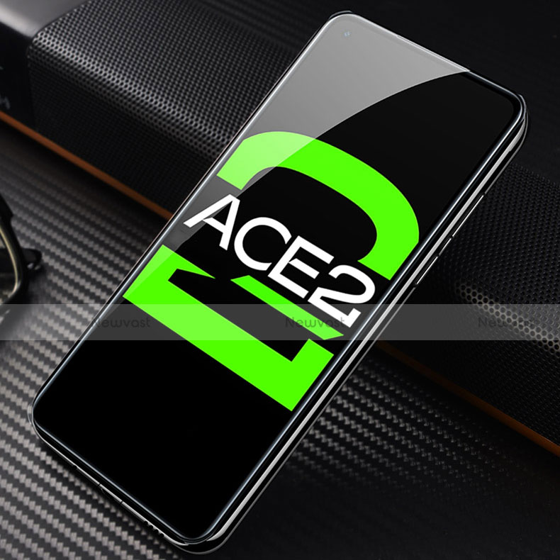 Ultra Clear Full Screen Protector Tempered Glass F03 for Oppo Ace2 Black