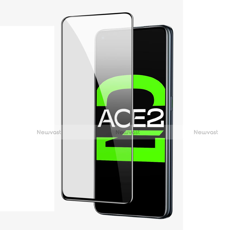 Ultra Clear Full Screen Protector Tempered Glass F03 for Oppo Ace2 Black