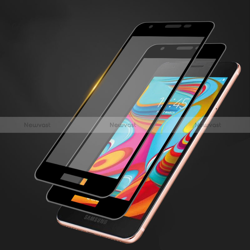 Ultra Clear Full Screen Protector Tempered Glass F03 for Samsung Galaxy A2 Core A260F A260G Black