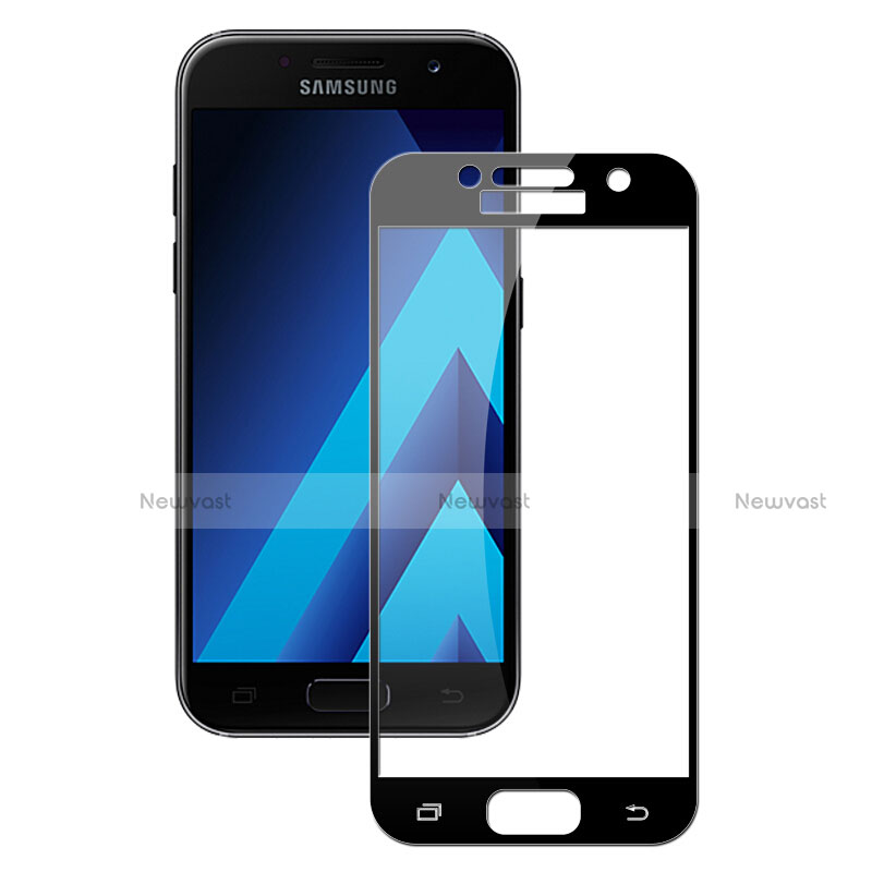 Ultra Clear Full Screen Protector Tempered Glass F03 for Samsung Galaxy A5 (2017) Duos Black