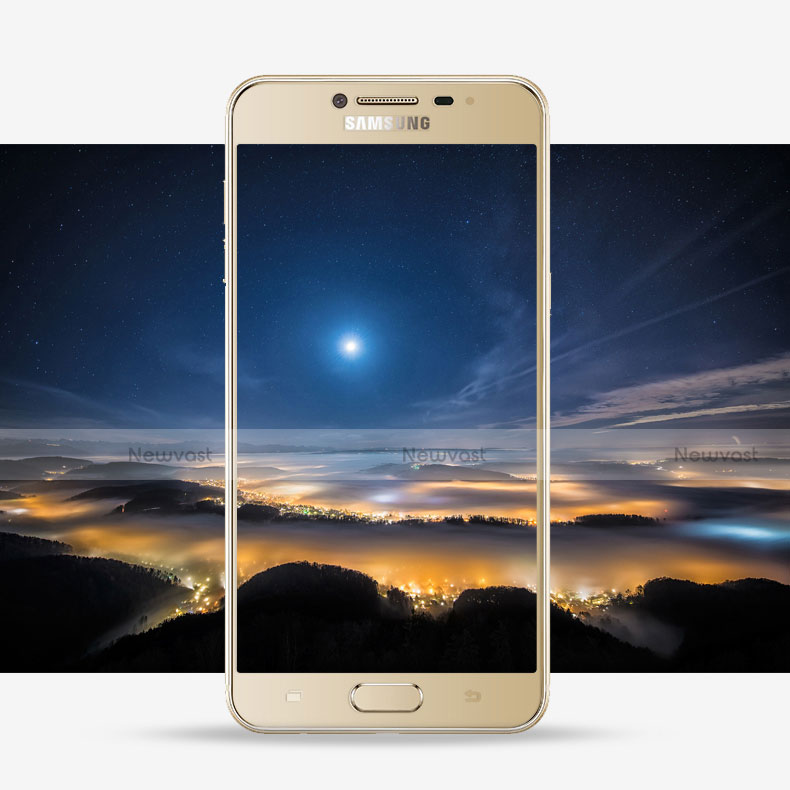 Ultra Clear Full Screen Protector Tempered Glass F03 for Samsung Galaxy C7 SM-C7000 Gold