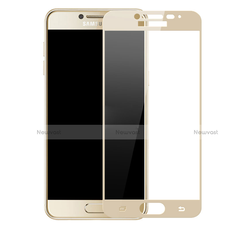 Ultra Clear Full Screen Protector Tempered Glass F03 for Samsung Galaxy C9 Pro C9000 Gold