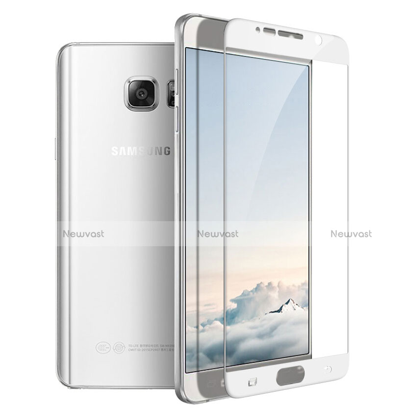 Ultra Clear Full Screen Protector Tempered Glass F03 for Samsung Galaxy Note 5 N9200 N920 N920F White