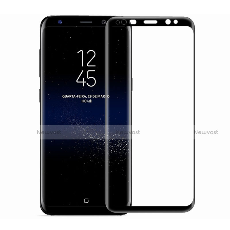 Ultra Clear Full Screen Protector Tempered Glass F03 for Samsung Galaxy S8 Black