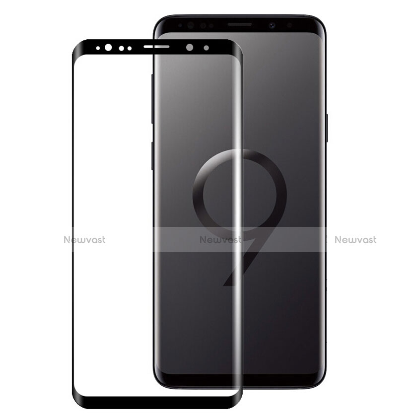 Ultra Clear Full Screen Protector Tempered Glass F03 for Samsung Galaxy S9 Plus Black