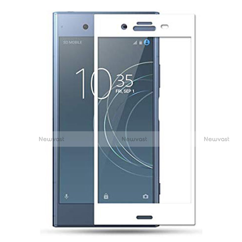 Ultra Clear Full Screen Protector Tempered Glass F03 for Sony Xperia 1 White