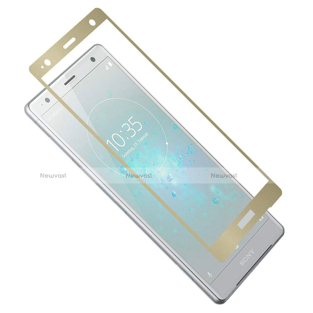 Ultra Clear Full Screen Protector Tempered Glass F03 for Sony Xperia XZ2 Premium Gold