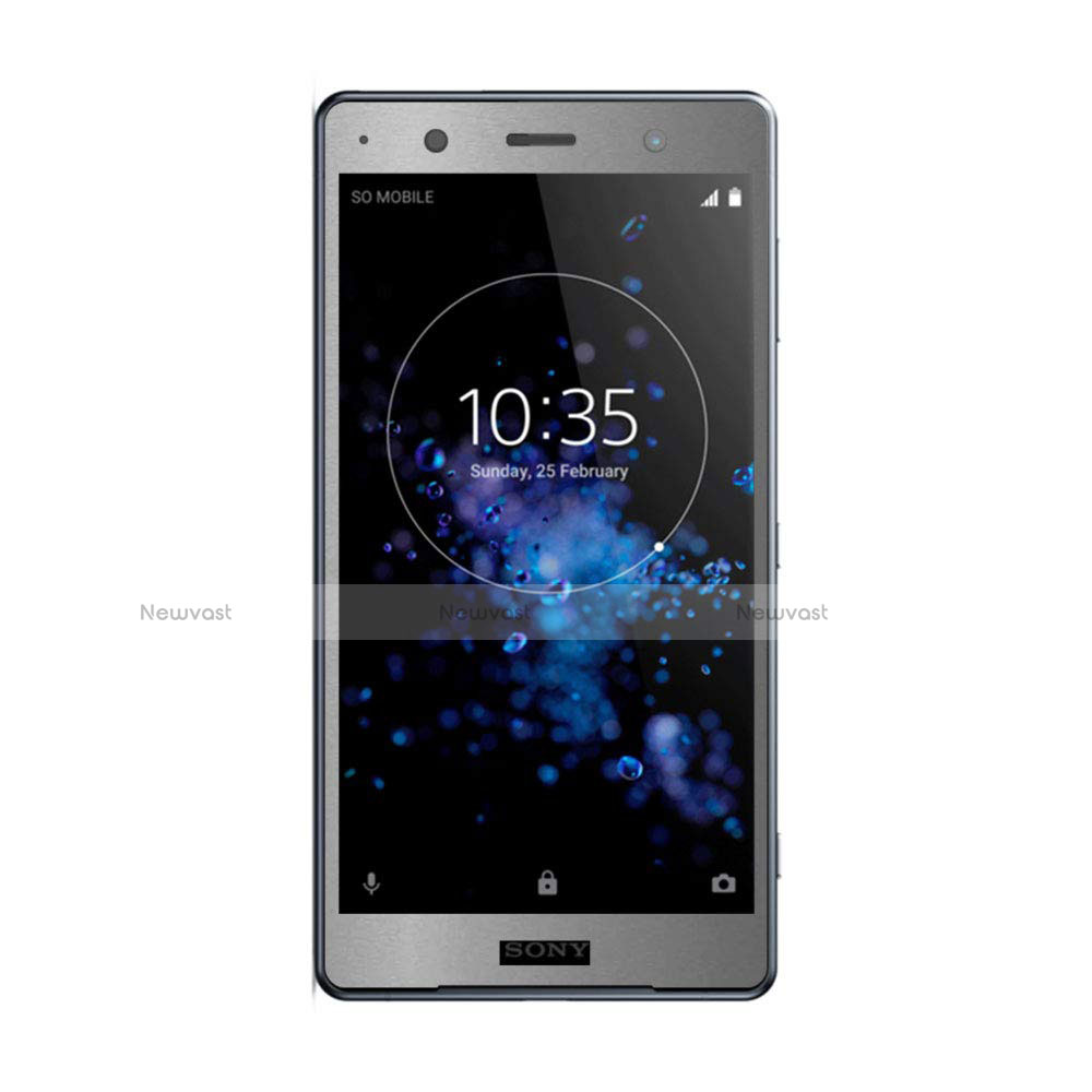 Ultra Clear Full Screen Protector Tempered Glass F03 for Sony Xperia XZ2 Premium Silver