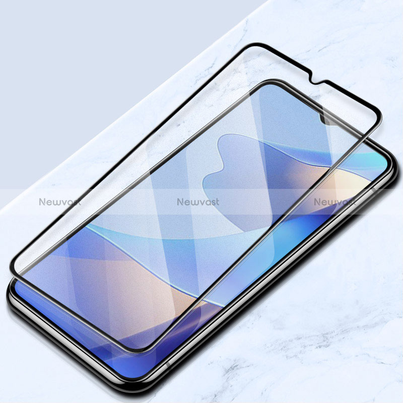 Ultra Clear Full Screen Protector Tempered Glass F03 for Vivo Y12s Black