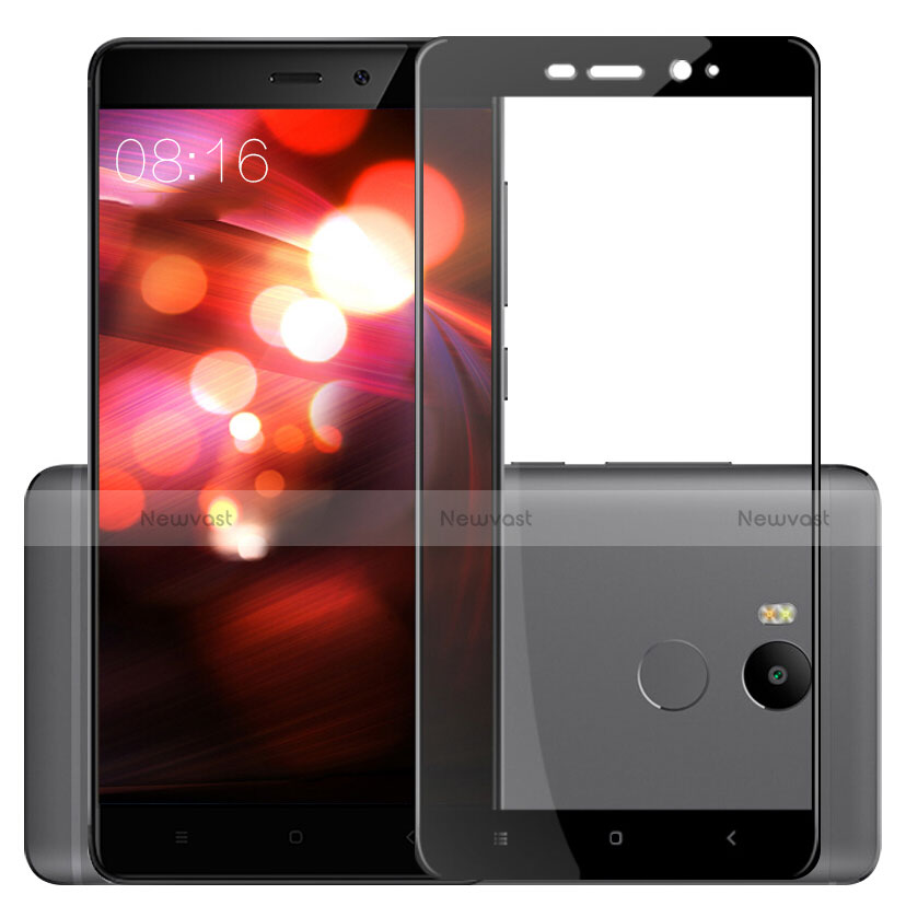 Ultra Clear Full Screen Protector Tempered Glass F03 for Xiaomi Redmi 4 Prime High Edition Black