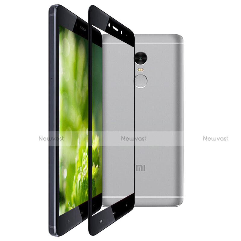 Ultra Clear Full Screen Protector Tempered Glass F03 for Xiaomi Redmi Note 4 Standard Edition Black