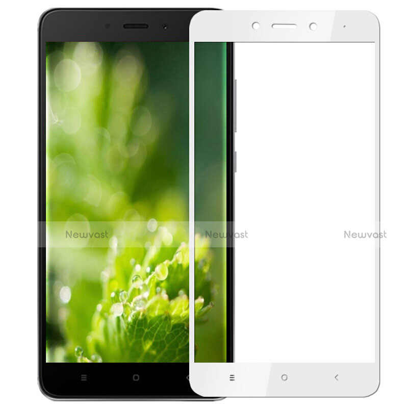 Ultra Clear Full Screen Protector Tempered Glass F03 for Xiaomi Redmi Note 4 Standard Edition White