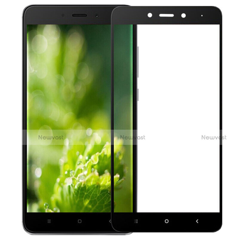 Ultra Clear Full Screen Protector Tempered Glass F03 for Xiaomi Redmi Note 4X High Edition Black