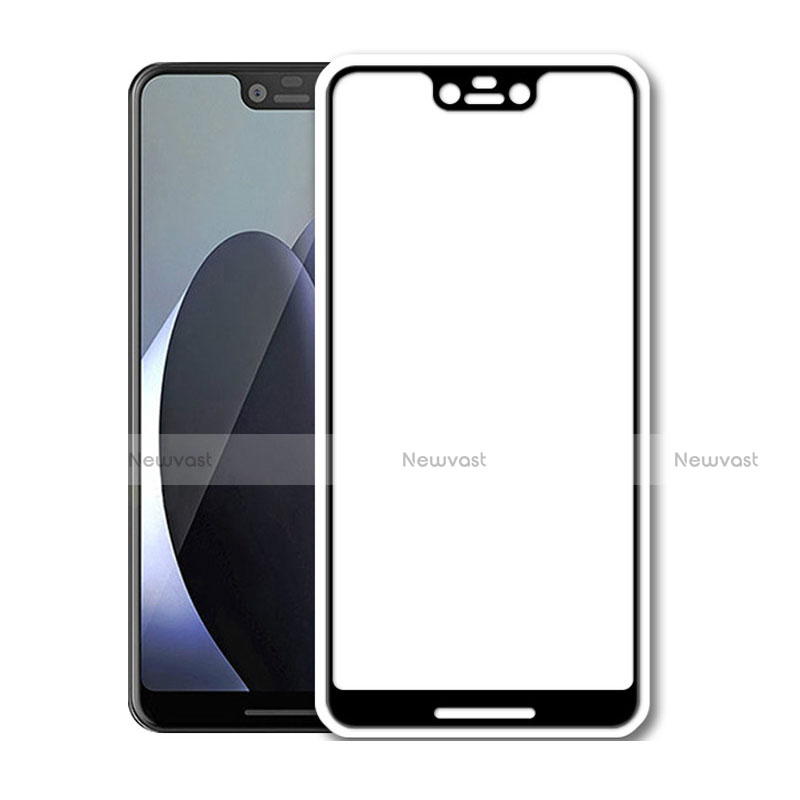 Ultra Clear Full Screen Protector Tempered Glass F04 for Google Pixel 3 XL Black