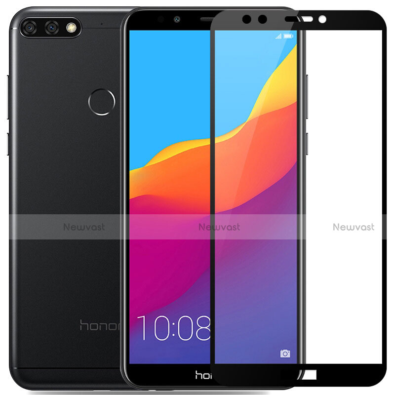 Ultra Clear Full Screen Protector Tempered Glass F04 for Huawei Enjoy 8 Black