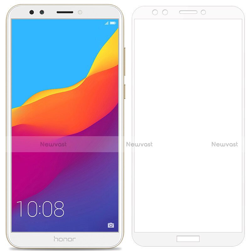 Ultra Clear Full Screen Protector Tempered Glass F04 for Huawei Enjoy 8 White