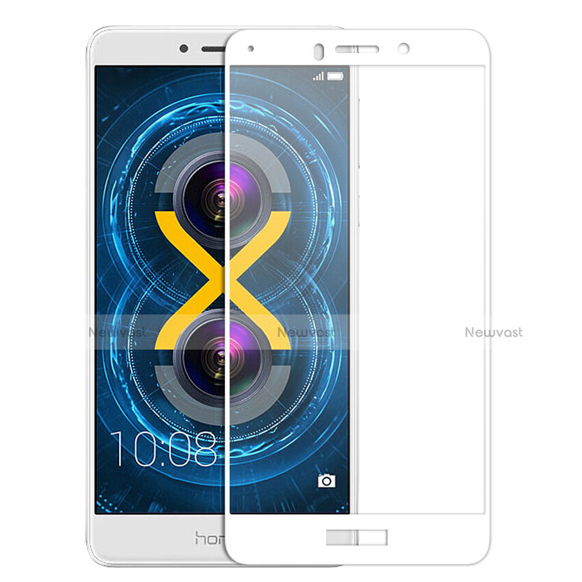 Ultra Clear Full Screen Protector Tempered Glass F04 for Huawei Honor 6X Pro White