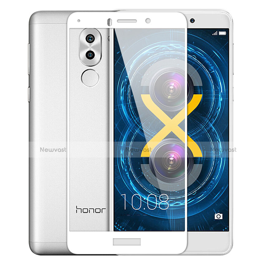 Ultra Clear Full Screen Protector Tempered Glass F04 for Huawei Honor 6X Pro White