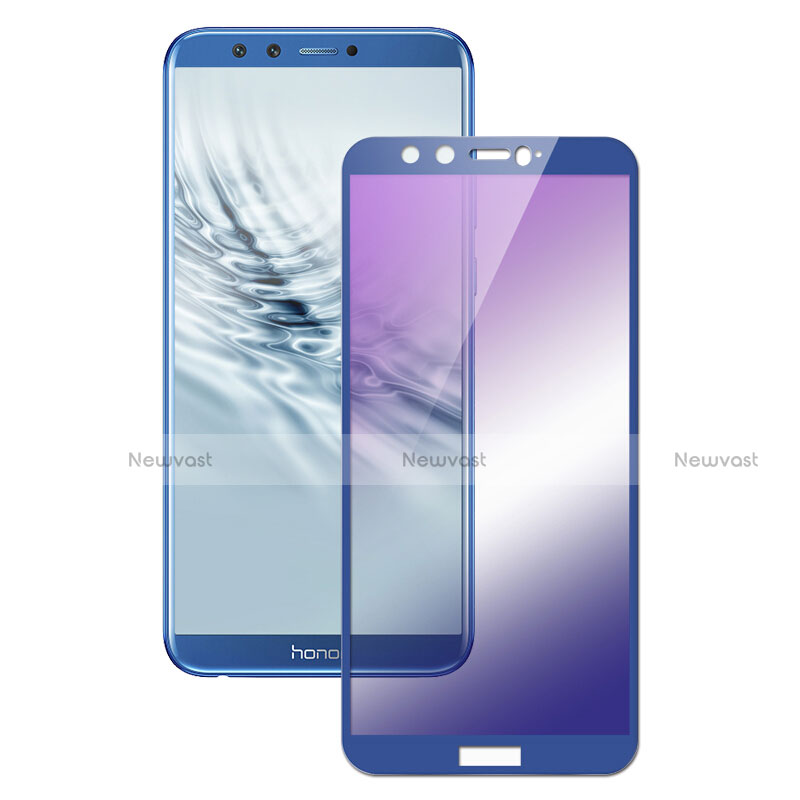 Ultra Clear Full Screen Protector Tempered Glass F04 for Huawei Honor 9 Lite Blue