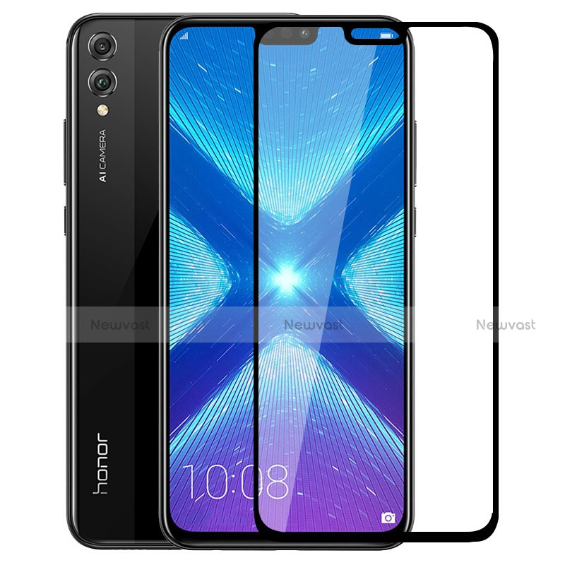 Ultra Clear Full Screen Protector Tempered Glass F04 for Huawei Honor 9X Lite Black