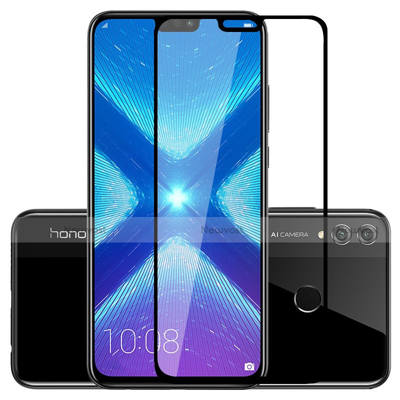 Ultra Clear Full Screen Protector Tempered Glass F04 for Huawei Honor 9X Lite Black