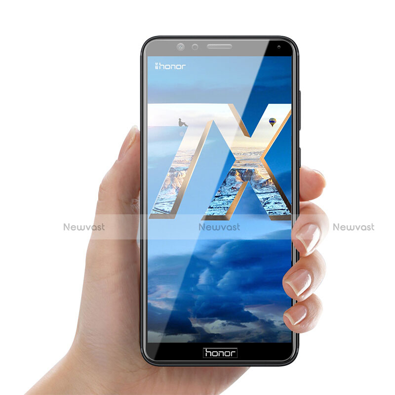 Ultra Clear Full Screen Protector Tempered Glass F04 for Huawei Honor Play 7X Black