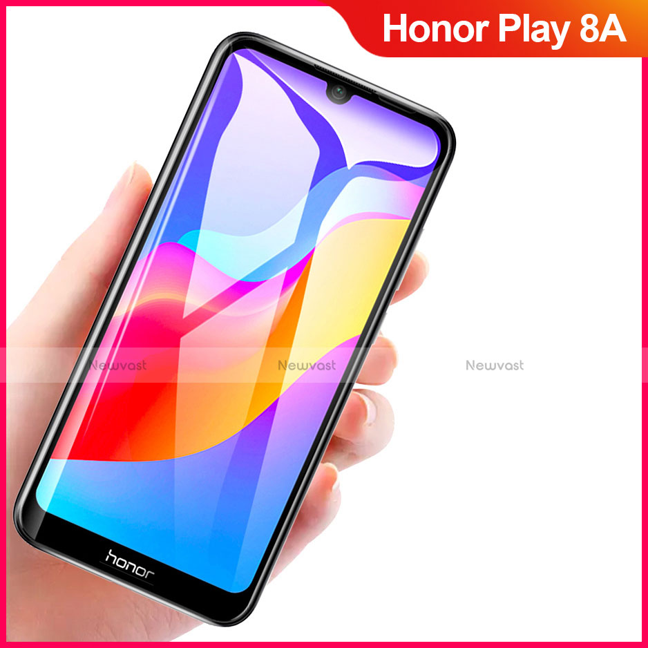 Ultra Clear Full Screen Protector Tempered Glass F04 for Huawei Honor Play 8A Black