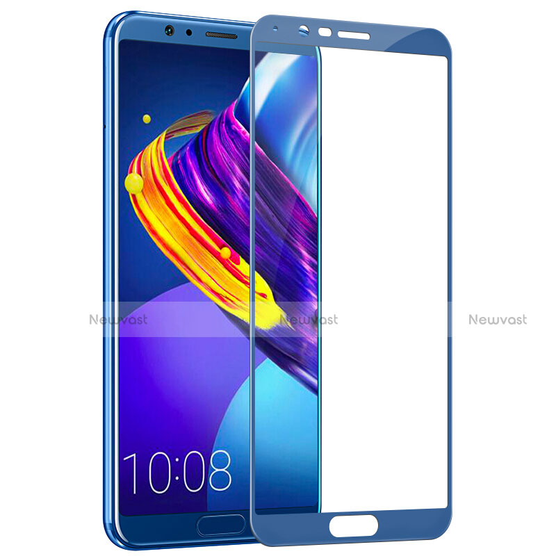Ultra Clear Full Screen Protector Tempered Glass F04 for Huawei Honor View 10 Blue