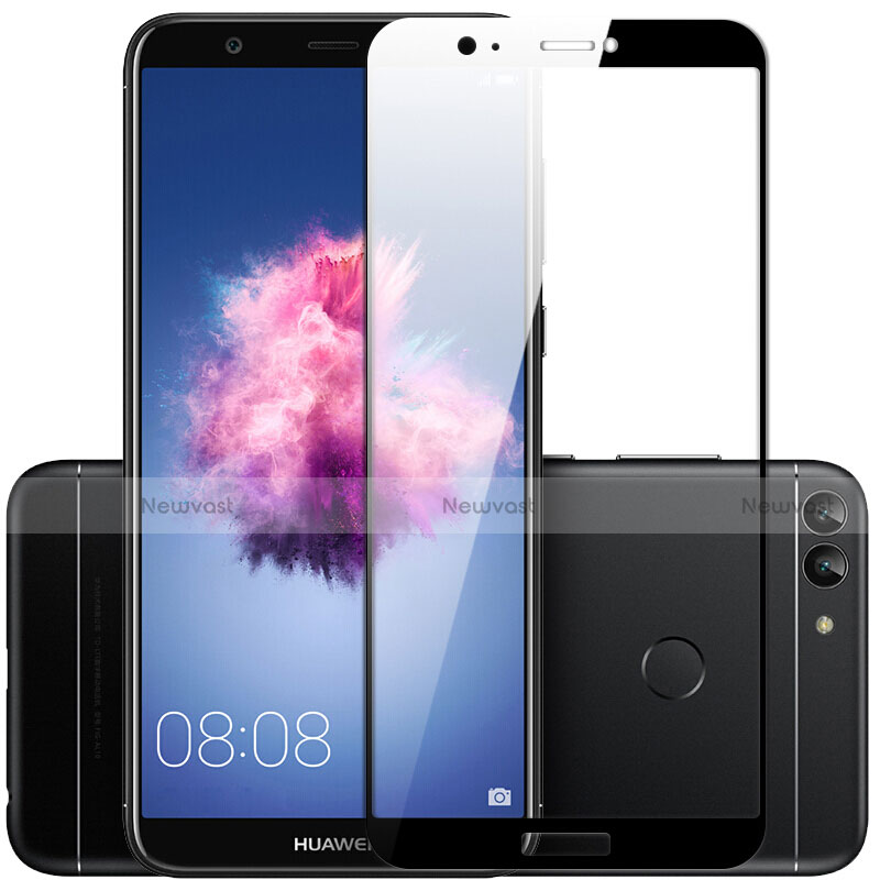 Ultra Clear Full Screen Protector Tempered Glass F04 for Huawei P Smart Black