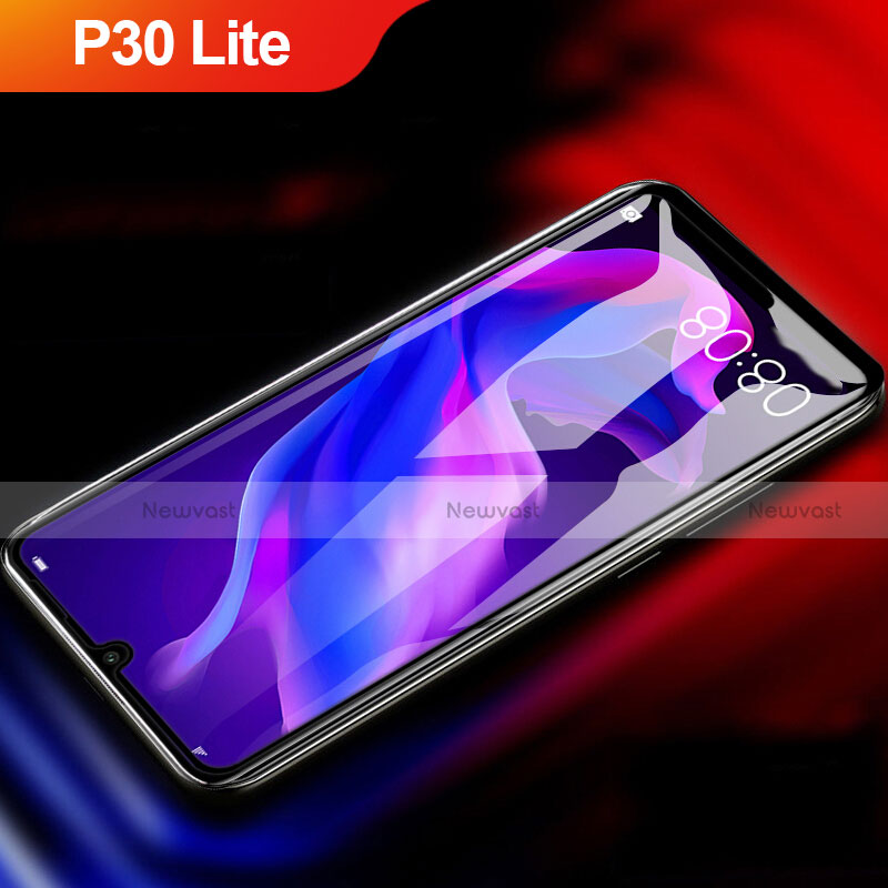 Ultra Clear Full Screen Protector Tempered Glass F04 for Huawei P30 Lite New Edition Black