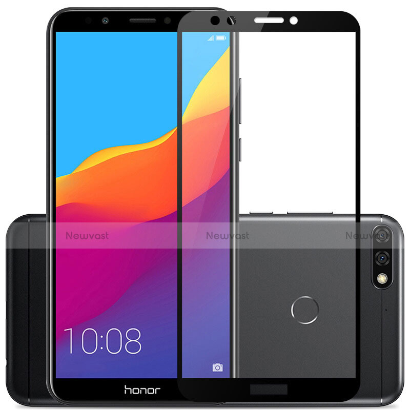 Ultra Clear Full Screen Protector Tempered Glass F04 for Huawei Y7 (2018) Black