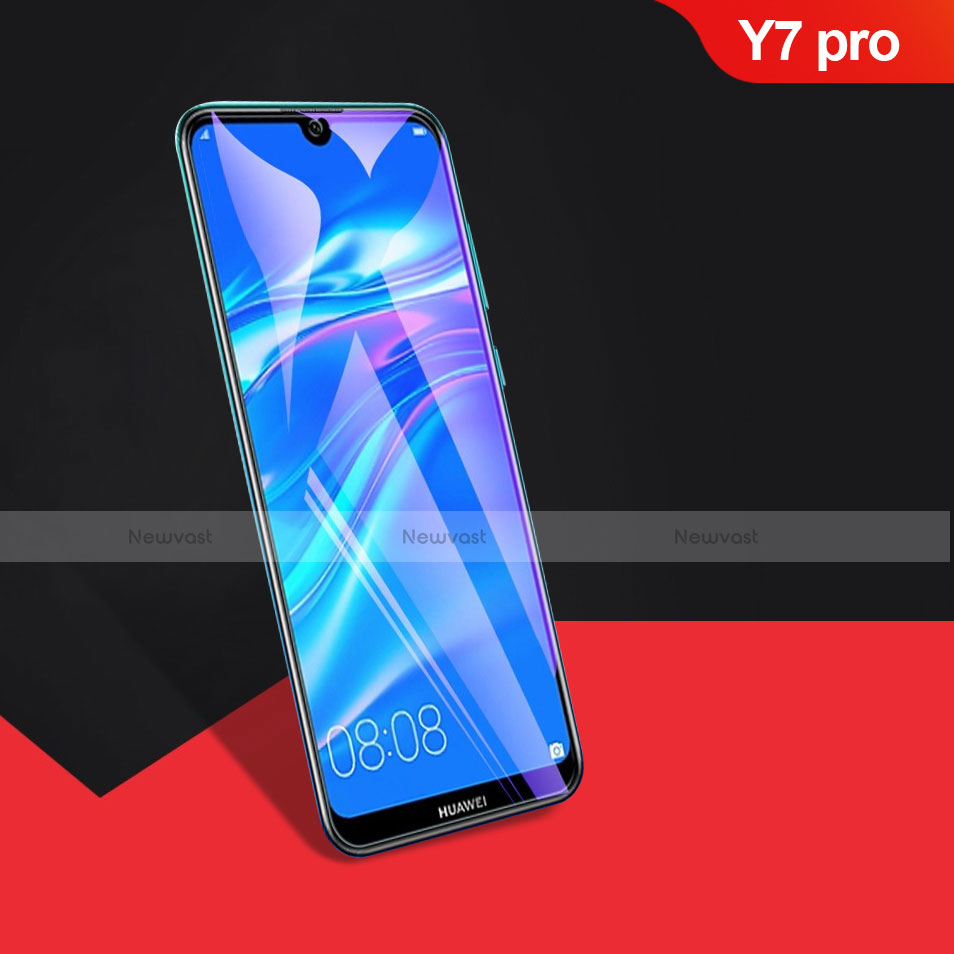 Ultra Clear Full Screen Protector Tempered Glass F04 for Huawei Y7 (2019) Black