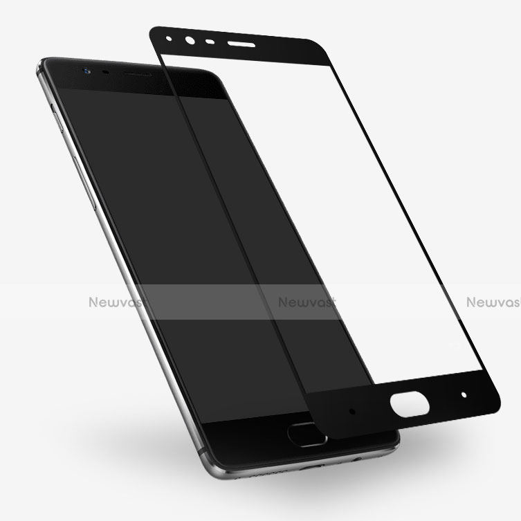 Ultra Clear Full Screen Protector Tempered Glass F04 for OnePlus 3T Black