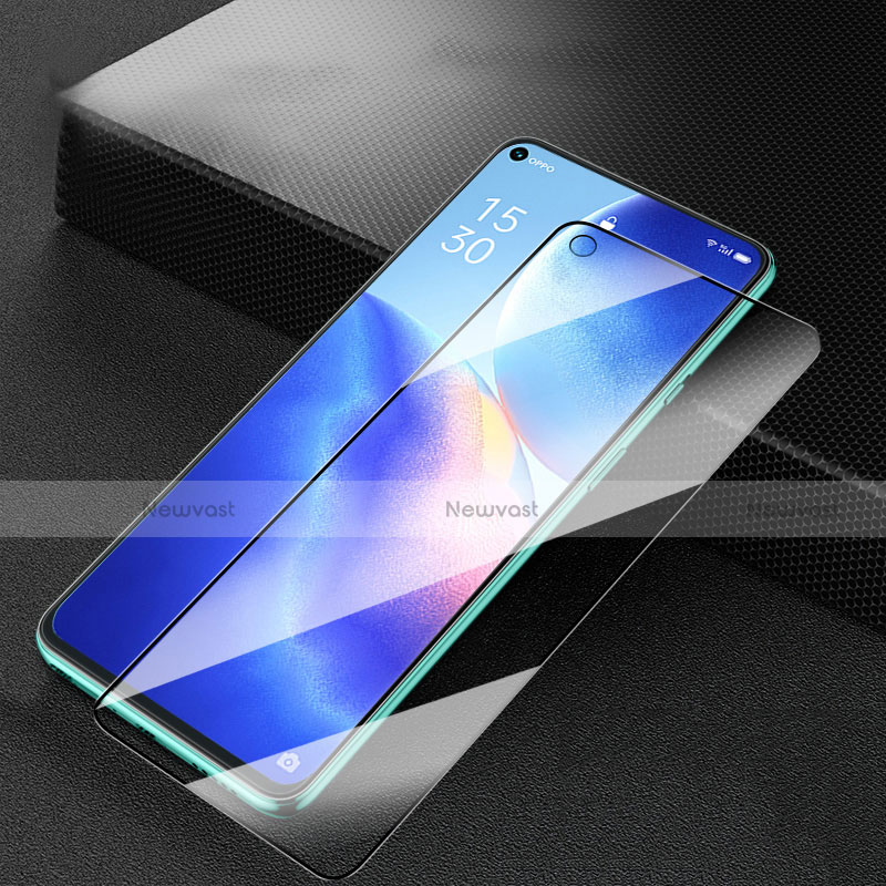 Ultra Clear Full Screen Protector Tempered Glass F04 for Oppo Reno5 5G Black