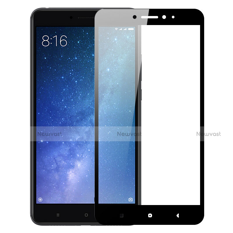 Ultra Clear Full Screen Protector Tempered Glass F04 for Xiaomi Mi Max 2 Black