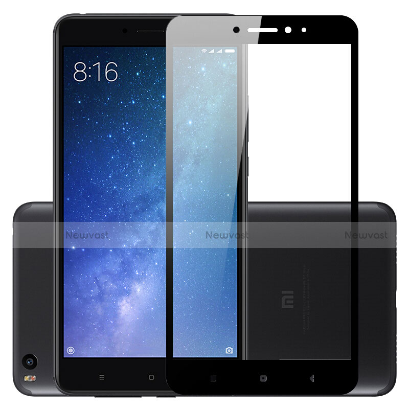 Ultra Clear Full Screen Protector Tempered Glass F04 for Xiaomi Mi Max 2 Black