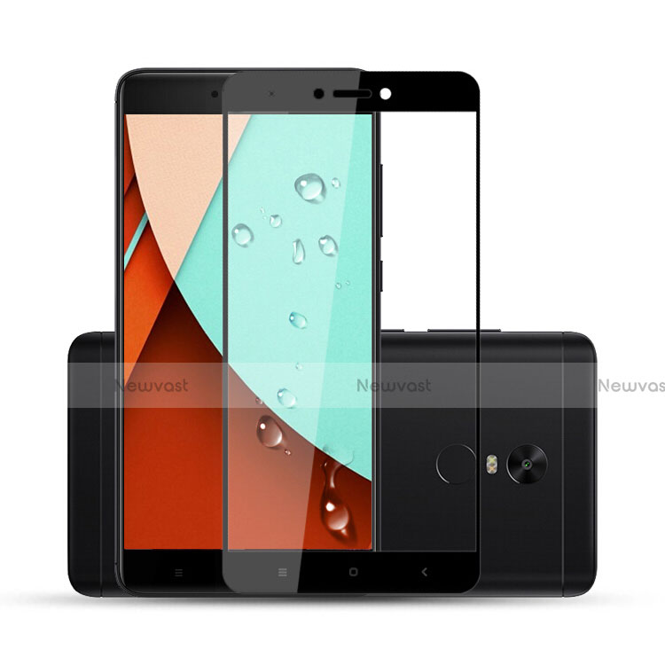 Ultra Clear Full Screen Protector Tempered Glass F04 for Xiaomi Redmi Note 4 Black