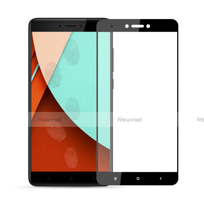 Ultra Clear Full Screen Protector Tempered Glass F04 for Xiaomi Redmi Note 4X High Edition Black