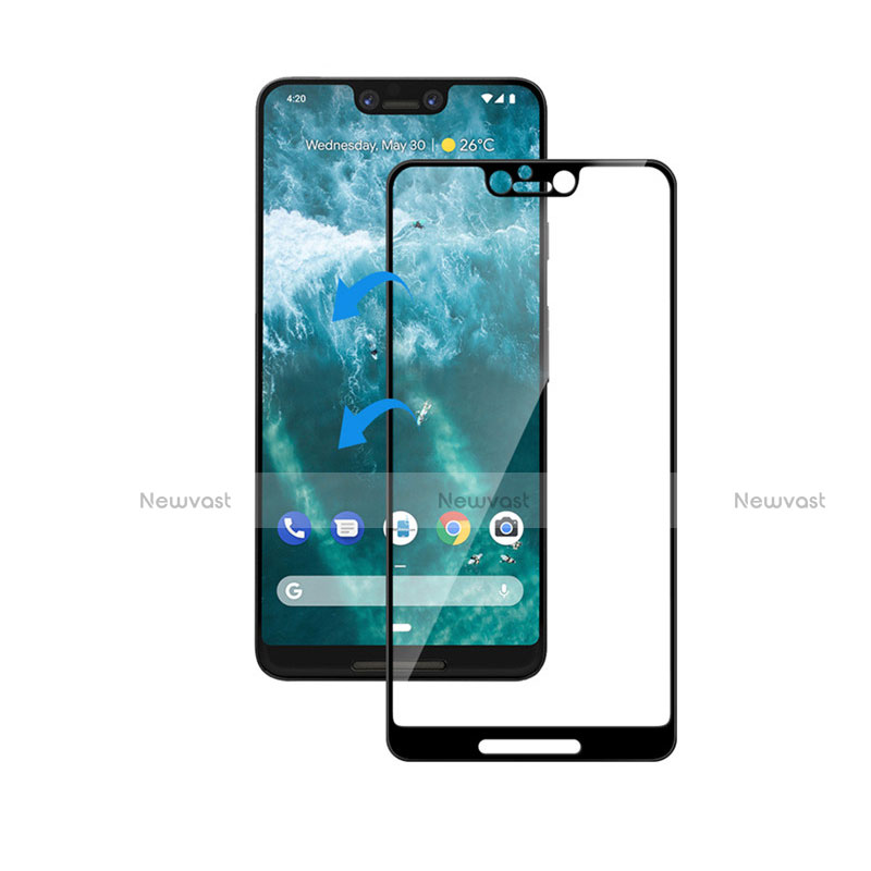 Ultra Clear Full Screen Protector Tempered Glass F05 for Google Pixel 3 XL Black