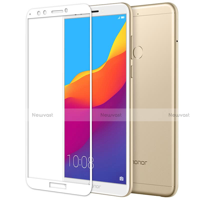 Ultra Clear Full Screen Protector Tempered Glass F05 for Huawei Enjoy 8 White